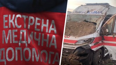 Обстріли Куп'янського району: поранені двоє рятувальників, пошкоджені три швидкі
