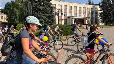 На Тернопільщині відбувається велопробіг до Дня Незалежності