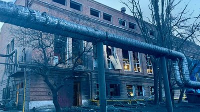 атака на Дніпро, опалення, пошкоджена котельня