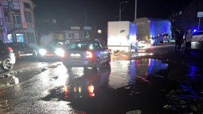 ДТП, нічна вулиця ДТП, нічна вулиця
