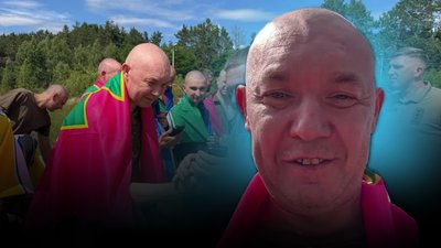 Після 49 місяців полону повернувся офіцер-прикордонник Василь Малильо із Полтавщини