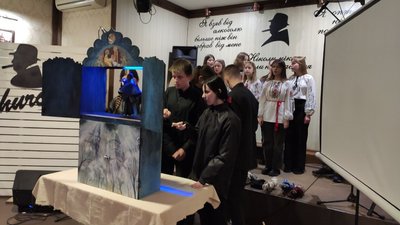 Вертеп учнів мистецької школи №21 імені Ігоря Герети в Тернополі