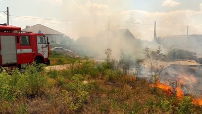 На Херсонщині продовжує горіти сухостій: за добу 8 займань