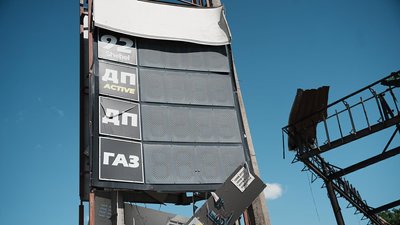 Пошкодження на АЗС унаслідок російської атаки по Богодухову, Харківська область, 15 липня