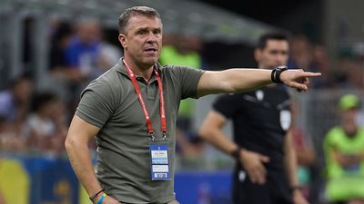 Сергій Ребров, головний тренер збірної України з футболу