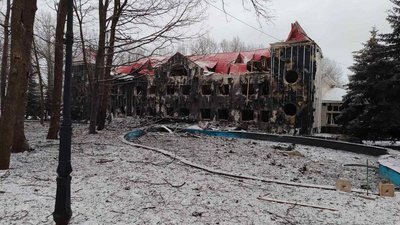 табір у харкові, удар ракетами