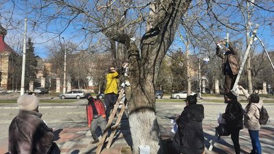 У Херсоні відбулась акція "Ангели пам'яті" У Херсоні відбулась акція "Ангели пам'яті"