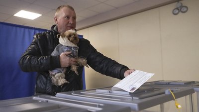 Вибори президента РФ, незаконне голосування в окупованому Маріуполі