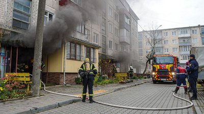 пожежа, підвал, тернопіль, дснс