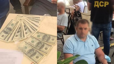 Затримали працівника "Укртрансбезпеки", який вимагав у волинянина 9 тисяч доларів хабаря