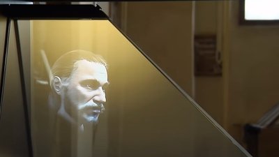 У Софії Київській з'явилася 3D-голограмма справжнього обличчя Ярослава Мудрого