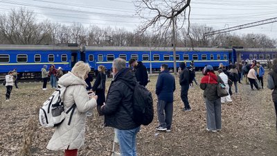 Евакуація з поїзда