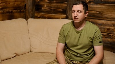 Прикордонник бригади «Помста» підрозділу «Страж» Віталій на позивний «Липень»