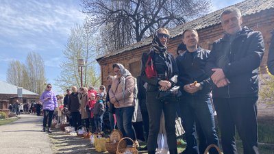 "Молимо про перемогу": як на Харківщині відсвяткували Великдень