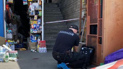 Правоохоронець на місці вбивства