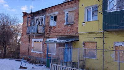 Наслідки обстрілу Олександрівки Золочівської громади, 19 лютого 2024 року