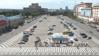 Розмітка на майдані Свободи у Харкові: які правила паркування
