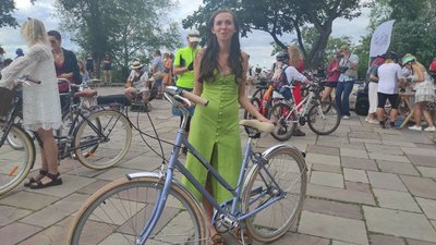 Виконавча директорка U-Cycle, організаторка "Велопараду дівчат" Анастасія Макаренко Виконавча директорка U-Cycle, організаторка "Велопараду дівчат" Анастасія Макаренко