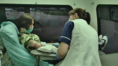 Хмельницька Вероніка Саківська сьогодні кров здавала вперше