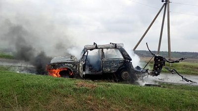 На Дніпропетровщині водій отримав опіки, намагаючись врятувати від вогню свою автівку