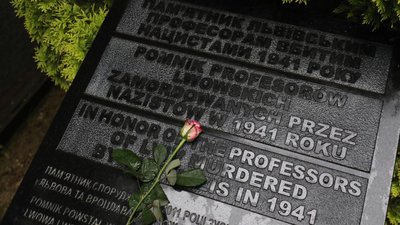 У Львові вшанували пам'ять розстріляних у 1941 році вчених У Львові вшанували пам'ять розстріляних у 1941 році вчених