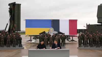 Зеленський, Макрон