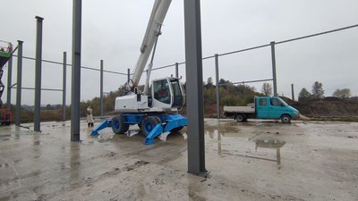 На підприємстві розпочали будівництво приміщення для холодильного обладнання На підприємстві розпочали будівництво приміщення для холодильного обладнання