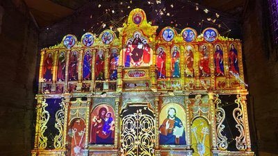 На Львівщині представлять 3D-мапінг у дерев'яному храмі в Комарно