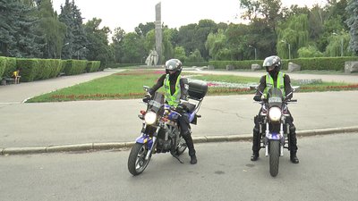 У Полтаві запрацював мотопатруль У Полтаві запрацював мотопатруль