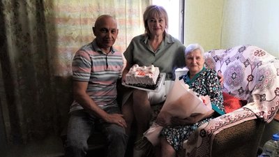Ювілярка, 100 років, Нікополь, Віра Гарага