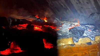 У селі Луквиця на Івано-Франківщині блискавка влучила в літню кухню і запалила горище У селі Луквиця на Івано-Франківщині блискавка влучила в літню кухню і запалила горище