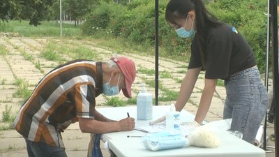 Благодійну акцію для безхатьків влаштували у Запоріжжі Благодійну акцію для безхатьків влаштували у Запоріжжі