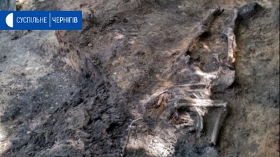 Під час розкопок на Єлецькій гірці у Чернігові наштовхнулися на кістяк людини 18-го сторіччя Під час розкопок на Єлецькій гірці у Чернігові наштовхнулися на кістяк людини 18-го сторіччя