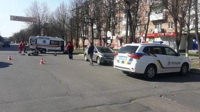 В аварії на Сумщині травмувався водій байку В аварії на Сумщині травмувався водій байку