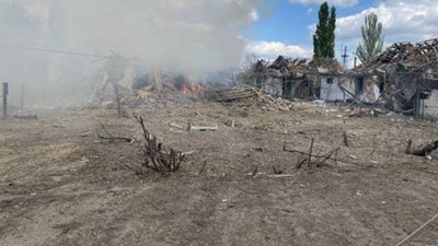 Знищений будинок в Одрадокам'янці