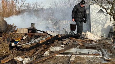 Наслідки дронової атаки на Черкащину