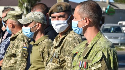 У День захисника України в Одеській області відкрили пам'ятник загиблим бійцям У День захисника України в Одеській області відкрили пам'ятник загиблим бійцям