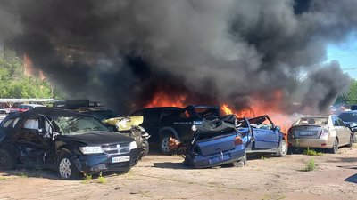 Удар по машинах у Краматорську