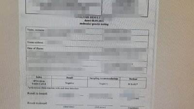 В СБУ заявили про викриття схеми підробки ПЛР-тестів та COVID-сертифікатів у Чернігові
