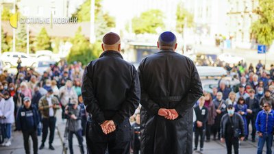 У Києві відбувається Марш пам'яті жертв Бабиного Яру. Фоторепортаж У Києві відбувається Марш пам'яті жертв Бабиного Яру. Фоторепортаж