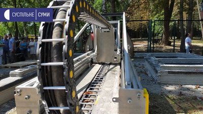 У Недригайлові на Сумщині друкують будинок на 3Д-принтері У Недригайлові на Сумщині друкують будинок на 3Д-принтері
