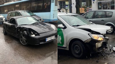 У центрі Луцька аварія: рух ускладнений