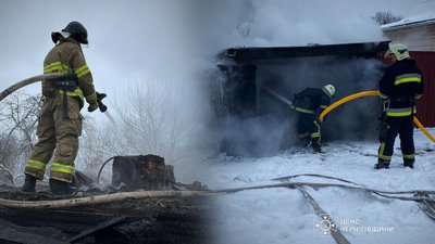 Смертельні пожежі на Чернігівщині: двоє чоловіків та жінка загинули