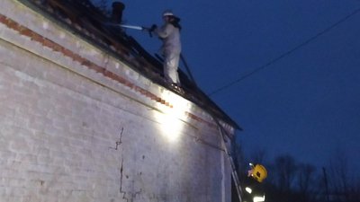 На Житомирщині на пожежі загинув чоловік На Житомирщині на пожежі загинув чоловік