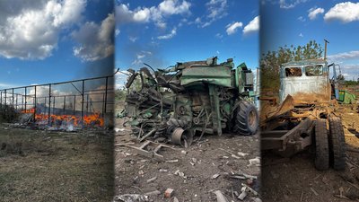 Поранена худоба, зруйновані та пошкоджені ангари: росіяни атакували прикордонну Семенівку