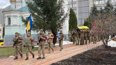 У Сумах поховали прикордонника Марка Капацю У Сумах поховали прикордонника Марка Капацю