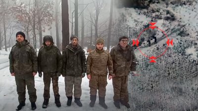 П'ятеро росіян здались в полон бійцям 158-ї бригади ЗСУ з Чернігова