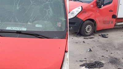 Обстріл села Біленьке: дрон атакував машину з хлібом - поранений водій