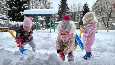 Діти в опорному садочку
