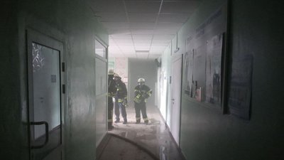 Під час гасіння пожежі у Волноваській центральній районній лікарні евакуювали 110 людей